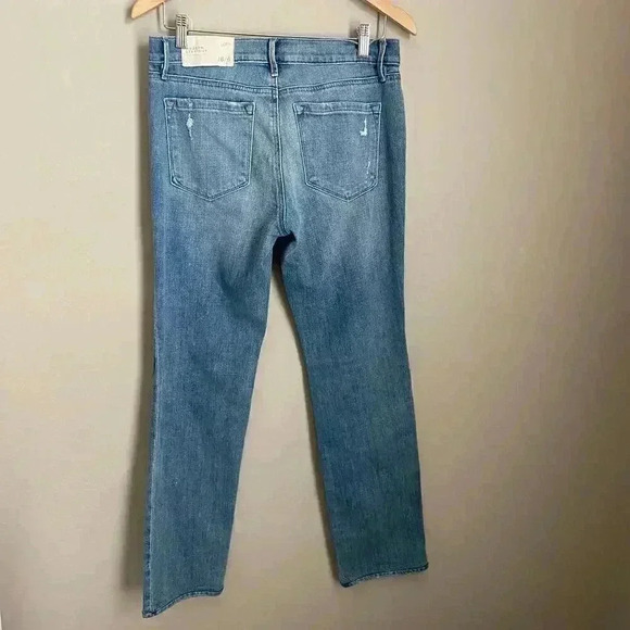 Loft Modern Straight Distressed Jeans Size 6 - Picture 11 of 12